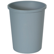 WASTEBASKET GY 44 QT 6/CS
